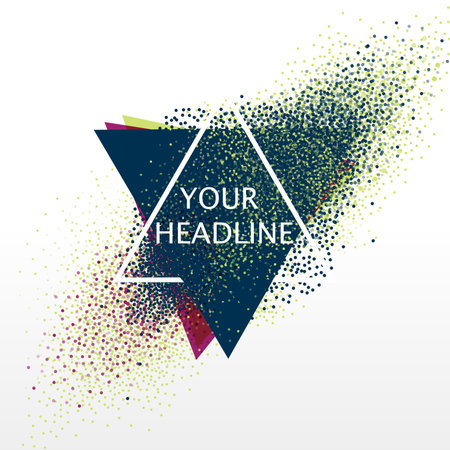 background with crumbling object. Ai eps 10. File grouped and layered.のイラスト素材