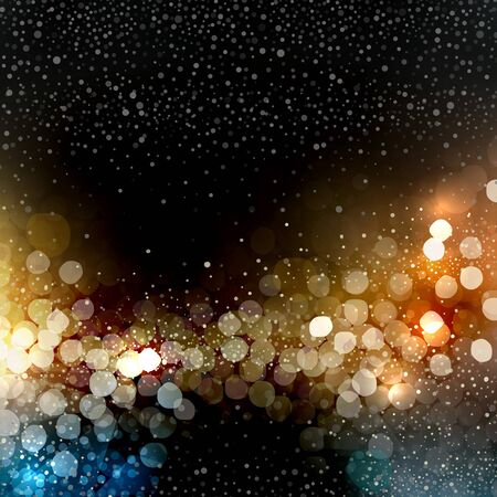 Blurry lights background. Ai File grouped and layered.のイラスト素材