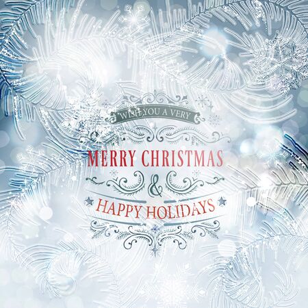 winter frozen background. Ai eps 10. File grouped and layered.のイラスト素材