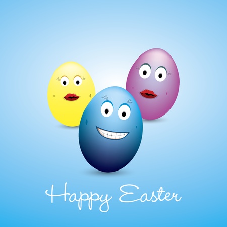 Funny egg sのイラスト素材