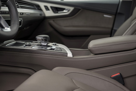 New car interior background.の写真素材