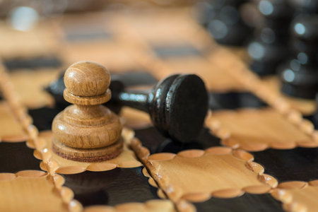 Chess figure background.の写真素材