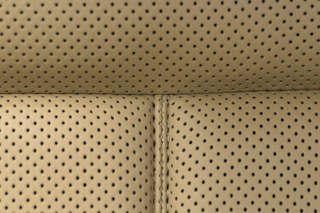 Leather background. Detail of car seat. Macro photo.の写真素材