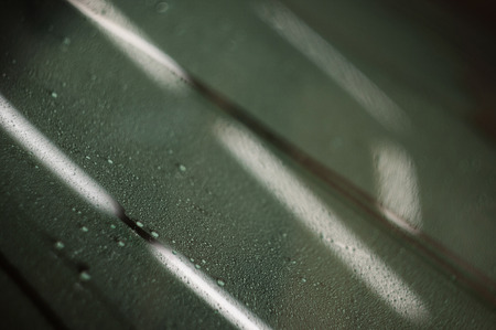 Water drops on glass background.の写真素材