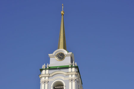 gilded spire of the chapel of the Tula Kremlin