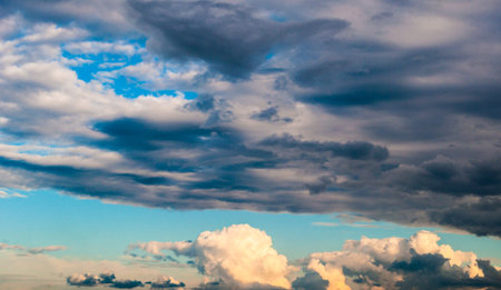 19:30 PM. Sky. clouds.