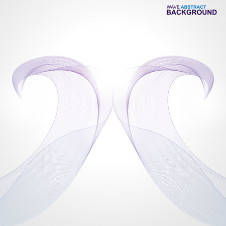 Abstract wave backgroundのイラスト素材