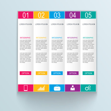 Infographics vector design templateのイラスト素材