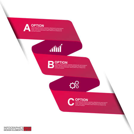 Infographics vector design templateのイラスト素材