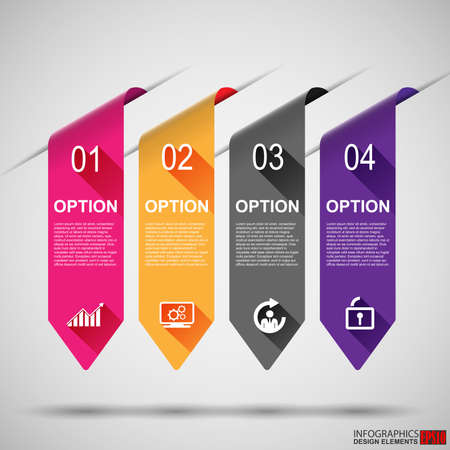 Infographics vector design templateのイラスト素材