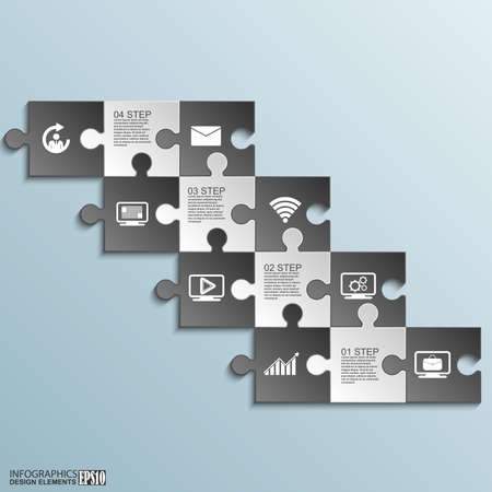 Infographics vector design templateのイラスト素材