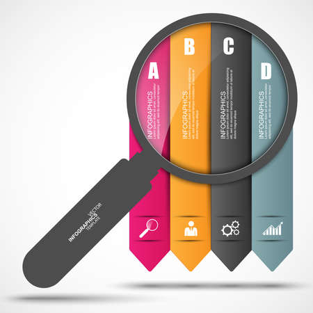 Infographics vector design templateのイラスト素材