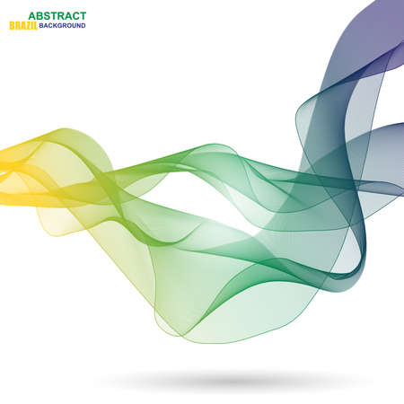 Brazil wave backgroundのイラスト素材