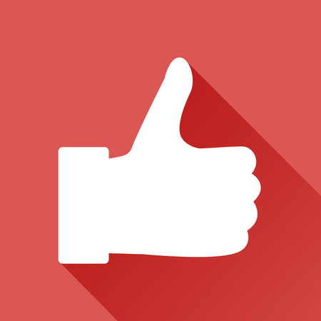 Flat like icon のイラスト素材