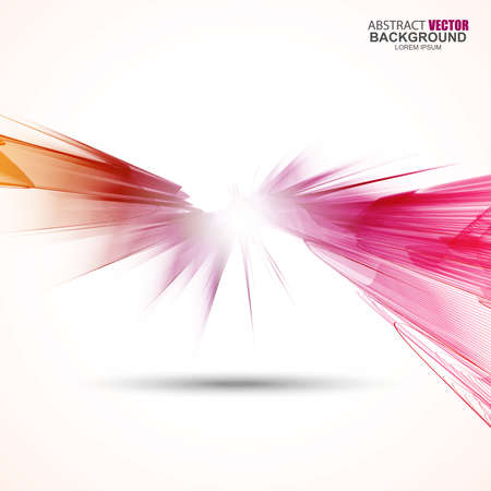 Abstract futuristic wavy backgroundのイラスト素材