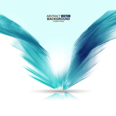 Abstract futuristic wavy backgroundのイラスト素材