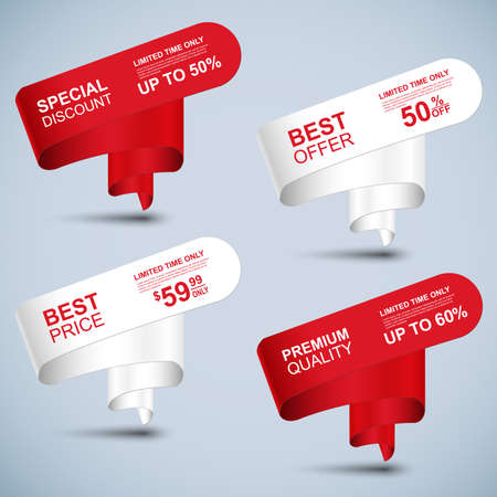 Collection sale bannersのイラスト素材