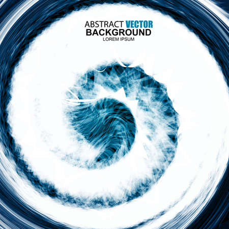 Abstract blue futuristic wavy background vector designのイラスト素材