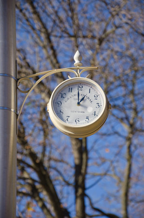The small copy of clock in Grand Central station in New York