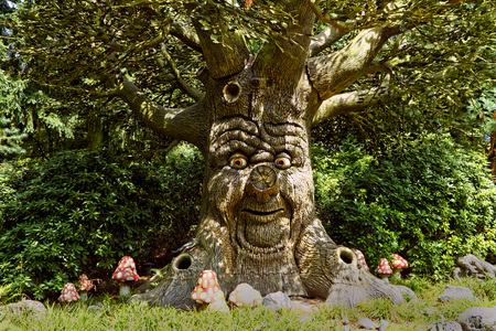 Kaatsheuvel, Netherlands - July 30, 2018. Fantasy themed amusement park Efteling.のeditorial素材