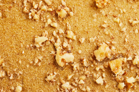 Background texture from sweet pastille made from pure fruits in rolls. Natural sweets from berries...