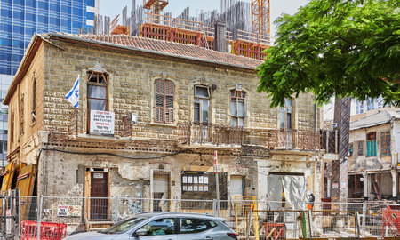 Tel Aviv was founded in 1909 as the new Jewish quarter of Jaffa and was called Ahuzat Bait.のeditorial素材