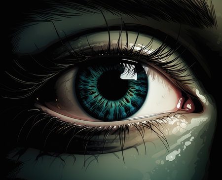 The human eye of variation.の素材
