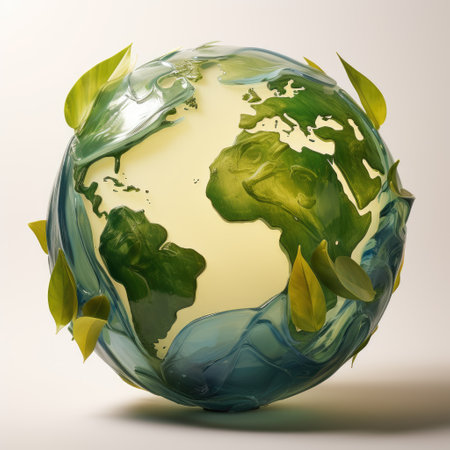 Earth. Nature. Earth in a ball. Nature in a ball. generative aiの素材