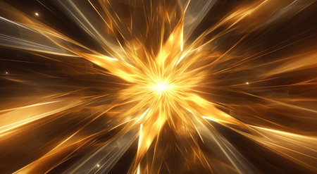 Star. The birth of a star. A golden starの素材