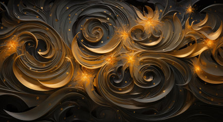 Star. The birth of a star. A golden starの素材