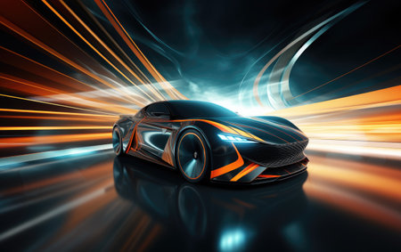 virtual reality car conceptの素材