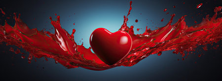 Valentines Day Heartsの素材