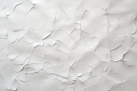 Abstract aged background - crumpled white paper texture, highly detailedの素材