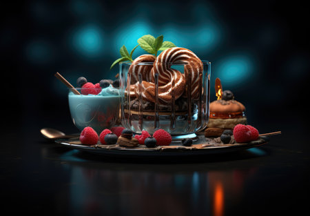 donuts chocolate cake cupcakeの素材