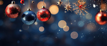 christmas balls backgroundの素材