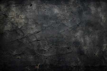 the black textured surface of a grungy backgroundの素材