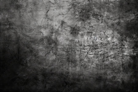 the black textured surface of a grungy backgroundの素材