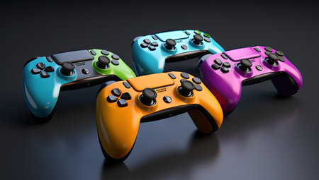 gaming controllers for consolesの素材