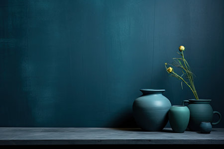 blue background with an empty backgroundの素材