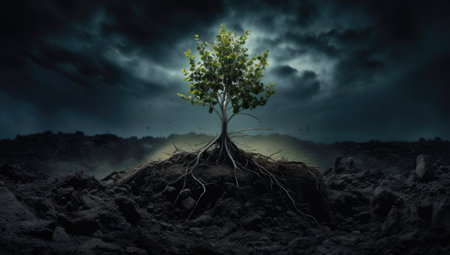 alley in the leaves in the fallの素材