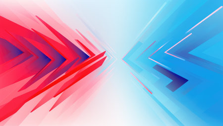 arrows pointing towards abstract backgroundの素材