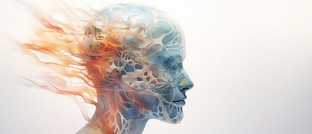 human brain in the shapeの素材