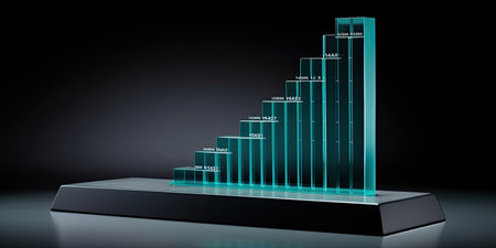 Abstract Central Computer Processors Concept. 3D illustration. Conceptuaの素材