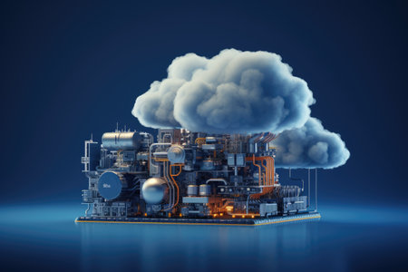 cloud computing services imageの素材