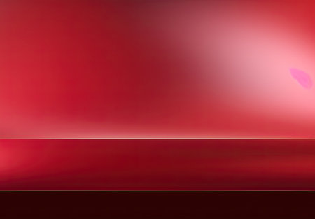 red background with a bright lightの素材