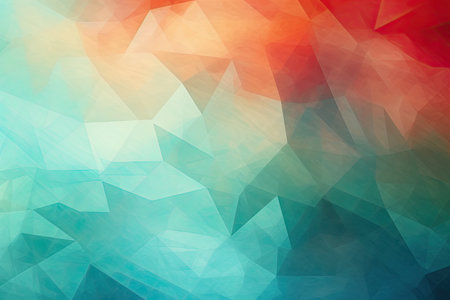 abstract colorful triangle patternの素材