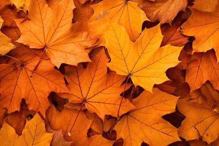 autumn leaves close upの素材
