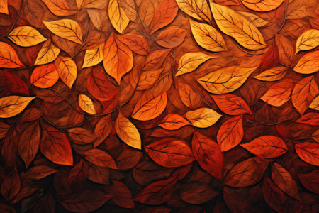 autumn leaves close upの素材