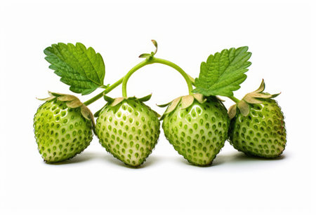 fresh strawberries sitting on topの素材