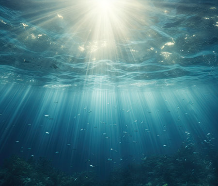 ocean underwater landscape seaの素材